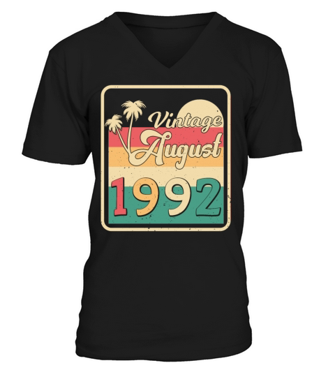 For The Age Of 30 August 1992 V-Neck T-shirt