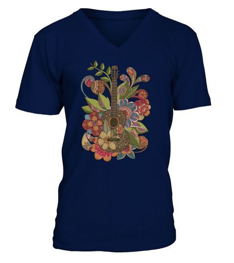 GUITAR V-Neck T-shirt