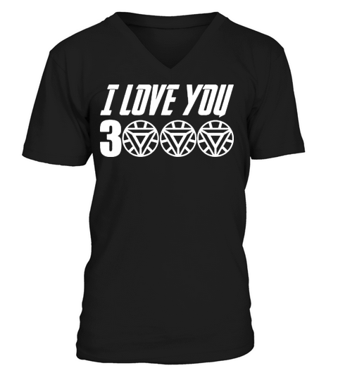 I love you 3000 thre tand times V-Neck T-shirt