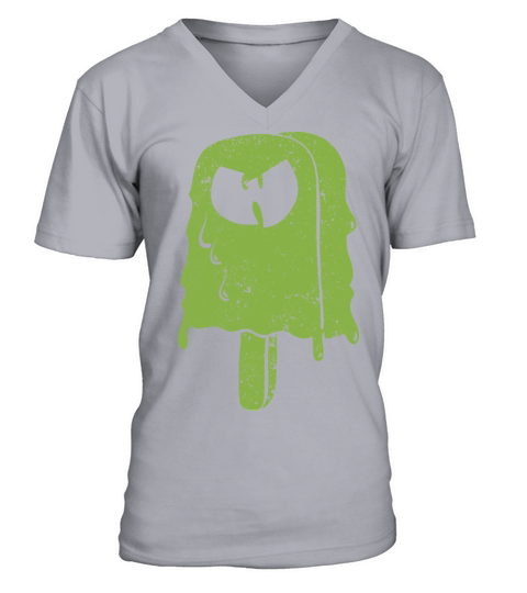 icecream wutang light green V-Neck T-shirt