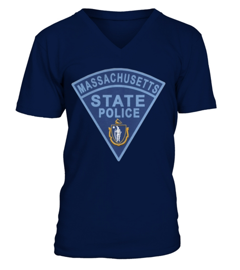 Massachusetts State Police Patch T-Shirts V-Neck T-shirt