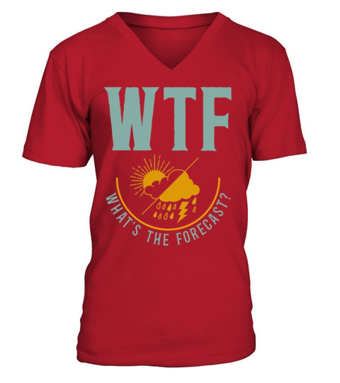 Meteorologist Weather Forecast V-Neck T-shirt