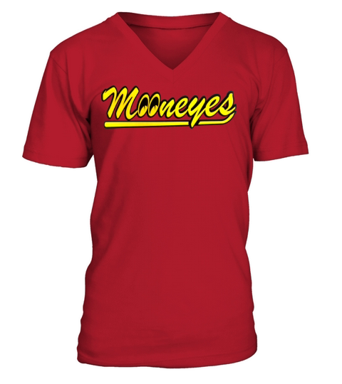 mooneyes V-Neck T-shirt