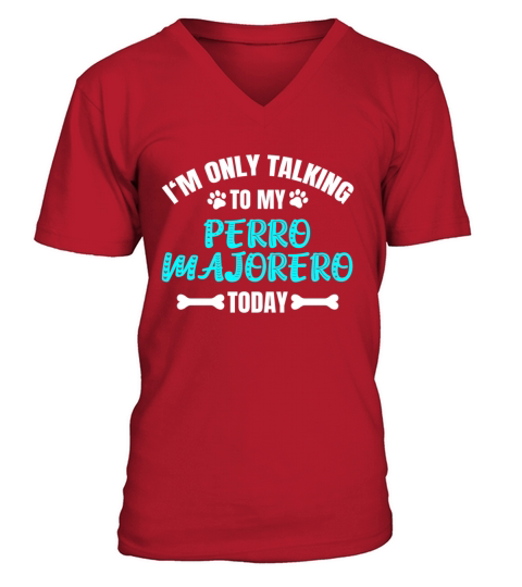 Perro Majorero Owner V-Neck T-shirt