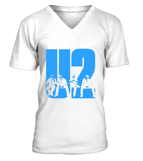 U2 MUSIC BAND V-Neck T-shirt