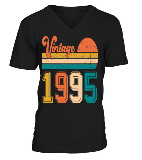 Vintage 1995 birthday gift V-Neck T-shirt