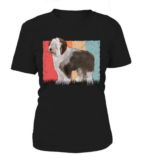 Bobtail Retro Old English Sheepdog Vintage Women's T-Shirt