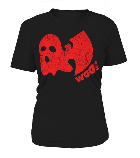 halloween ghost woo wutang red Women's T-Shirt