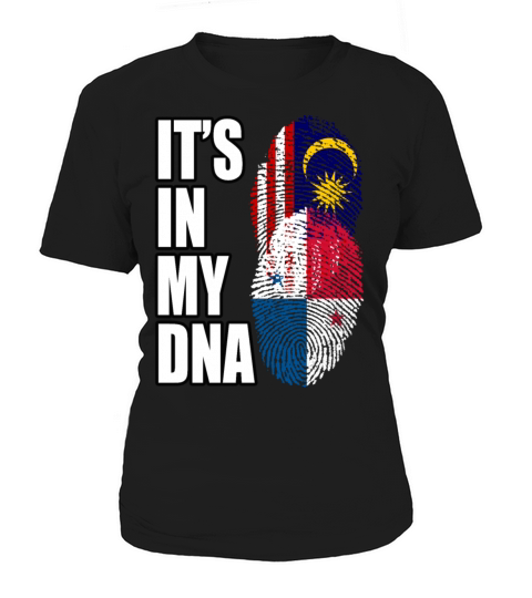 Malaysian And Panamanian Mix Heritage DNA Flag Women's T-Shirt