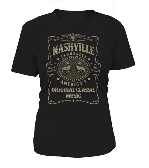 Nashville Music City Usa Vintage Women's T-Shirt