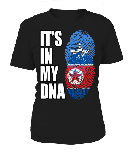 Somali And North Korean Vintage Heritage DNA Flag Women's T-Shirt