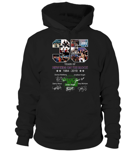 35 years of New Kids On The Block 1984 2019 signatures shirt Hoodie Unisex