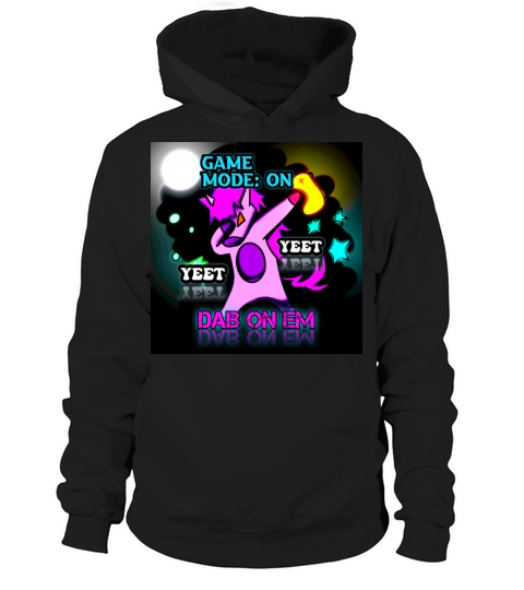 Dabbing Unicorn Yeet Trendy Dance Gamer Quote Hoodie Unisex