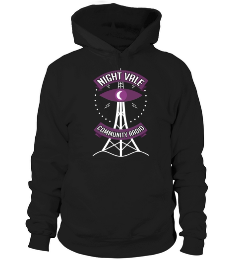 Night Vale Community Radio Hoodie Unisex