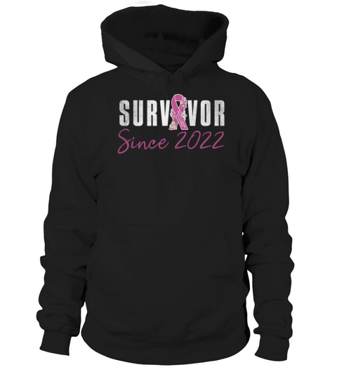 Survivor Since 2022 Breast Cancer Awareness Pink Hoodie Unisex