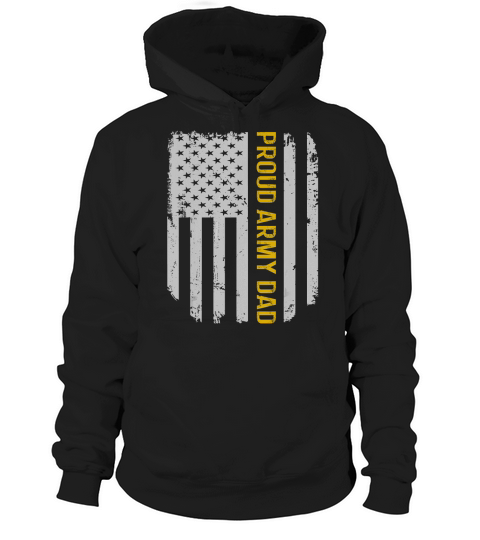 Vintage American Flag Proud Army Dad Fathers Day Gift T-Shirt Hoodie Unisex
