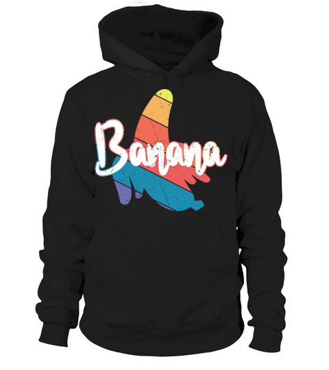 Vintage Banana Hoodie Unisex