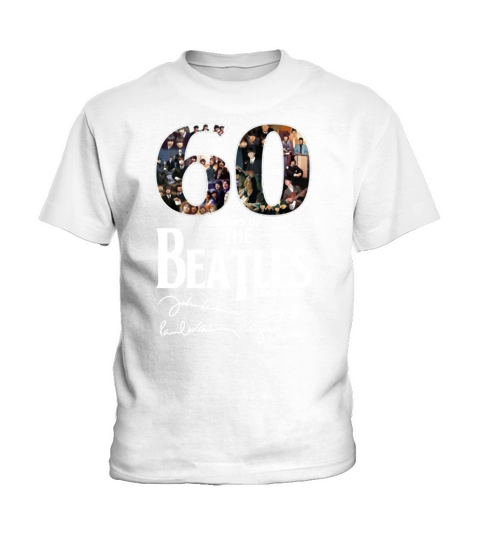 60 Years Of The Beatles 1960-2020 Signature shirt Kids T-Shirt