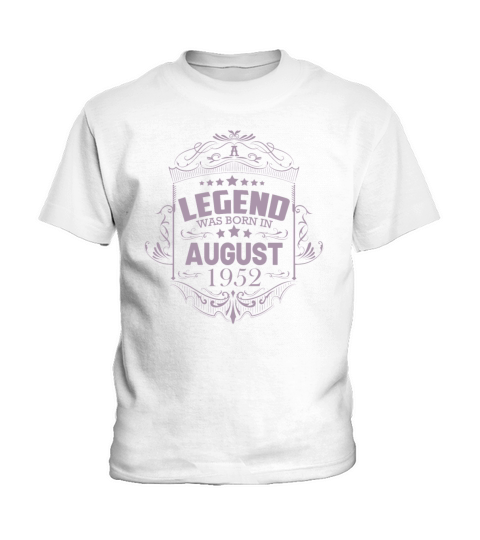 70th Birthday Gifts August 1952 Vintage Sayings Kids T-Shirt