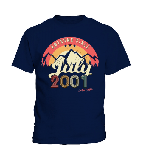 Birth Month July 2001 Kids T-Shirt