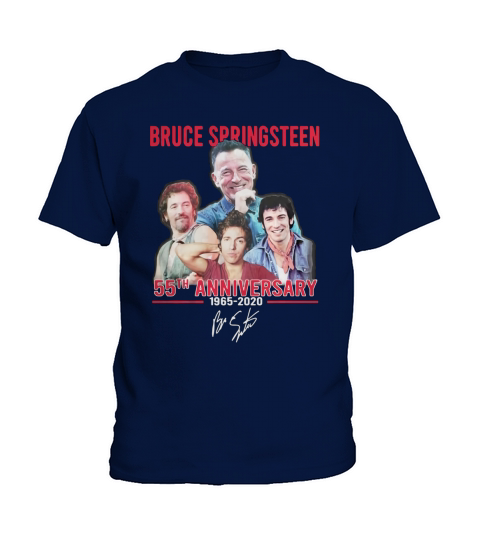 Bruce Springsteen 55th Anniversary 1965-2020 Signature shirt Kids T-Shirt
