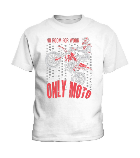 Dirt Bike Only Moto Honda T-Shirt Kids T-Shirt