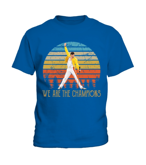 Freddie Mercurys We Are The Champion Vintage shirt Kids T-Shirt