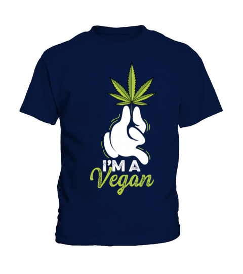 Im a Vegan Smoker Gift Kids T-Shirt