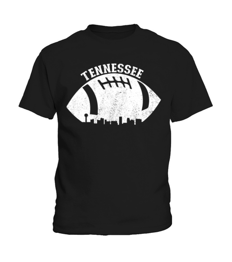 Knoxville Skyline Football Fan Vintage Tennessee Kids T-Shirt