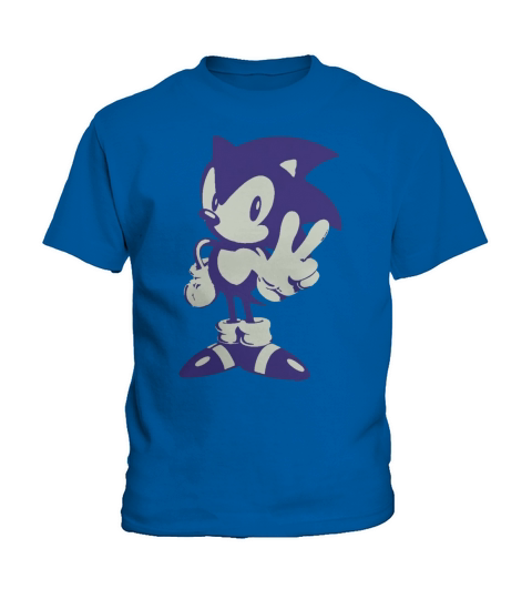 Minimalist Sonic Kids T-Shirt