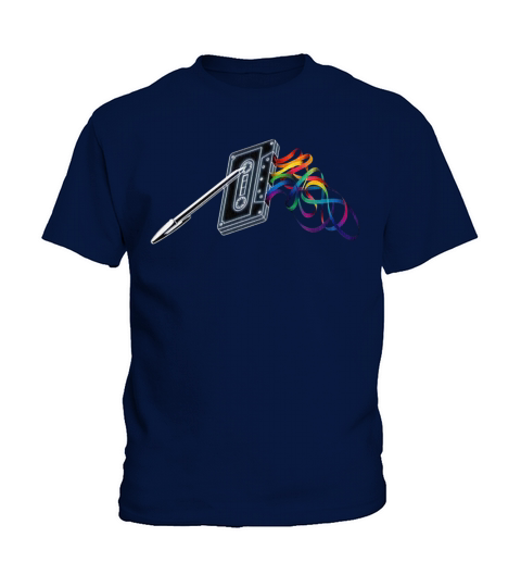 Rainbow Vintage Cassette Kids T-Shirt