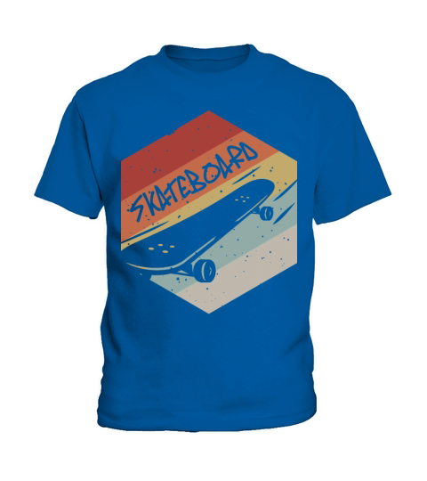 Retro Vintage Skateboard Kids T-Shirt