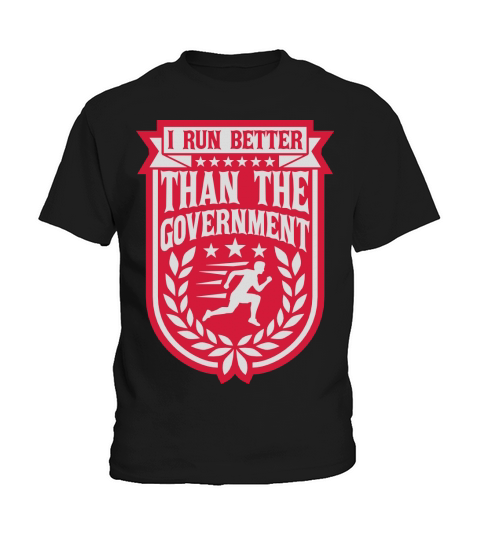 run better than government Kids T-Shirt