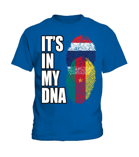 Thai And Cameroonian Vintage Heritage DNA Flag Kids T-Shirt