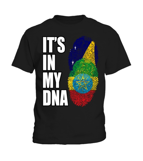 Tokelauan And Ethiopian Mix Heritage DNA Flag Kids T-Shirt