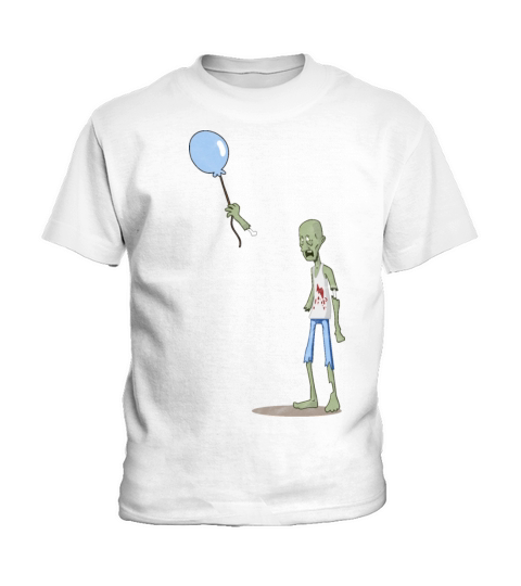 Zombie Balloon Funny Zombies Kids T-Shirt