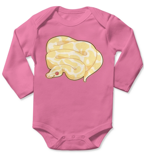 Albino Ball Python Long Sleeve Baby One-Piece