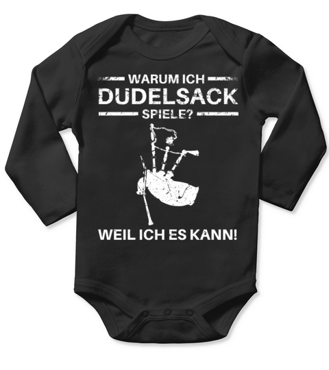 Bagpipe Bagpiper Gift Long Sleeve Baby One-Piece