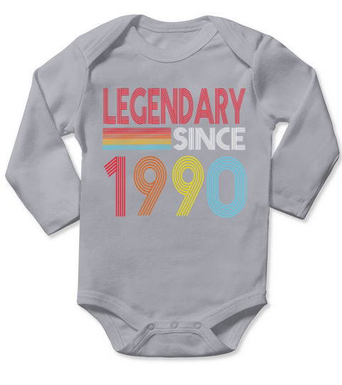 Legendary Since 1990 Long Sleeve Baby One-Piece