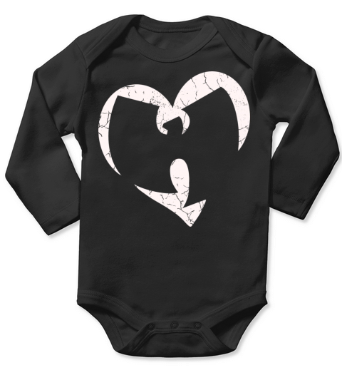 love wutang white Long Sleeve Baby One-Piece