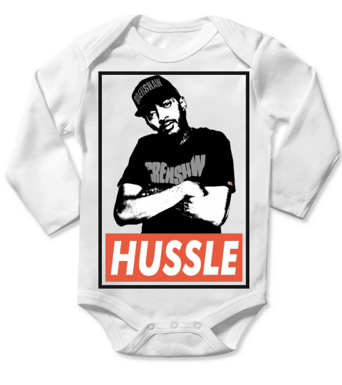 Nipsey Hussle OBEY Long Sleeve Baby One-Piece