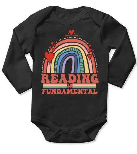 Reading Is Fundamental Long Sleeve Baby One-Piece