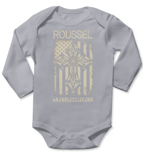 ROUSSEL An Endless Legend Name Shirts Long Sleeve Baby One-Piece