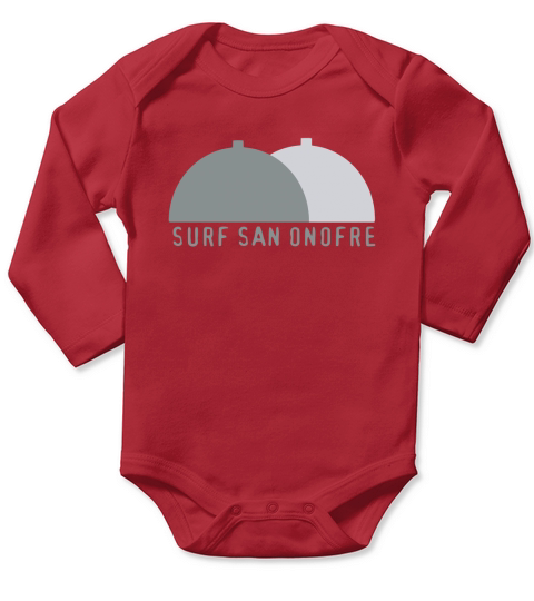 Surf San Onofre Shirt Vintage Surfing Tee Long Sleeve Baby One-Piece
