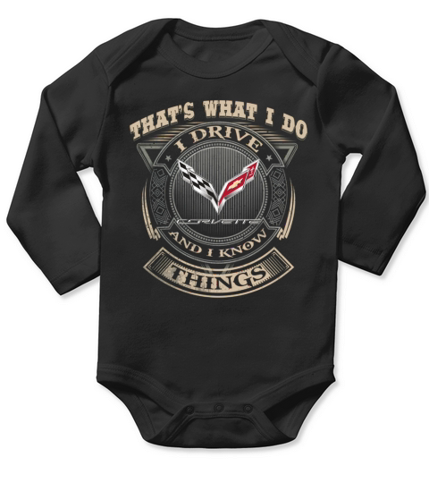 THAT WHAT I DO CORVETTE C7 Long Sleeve Baby One-Piece