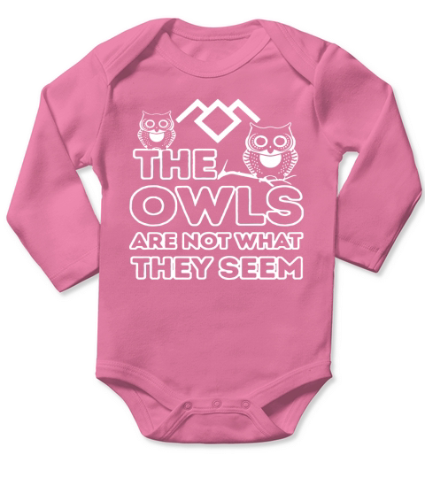 The Owls Are Not What They Seem Long Sleeve Baby One-Piece