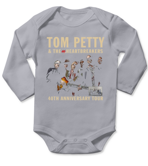 tom petty &amp;amp; the heartbreakers-40th anniversary tour Shirt Long Sleeve Baby One-Piece