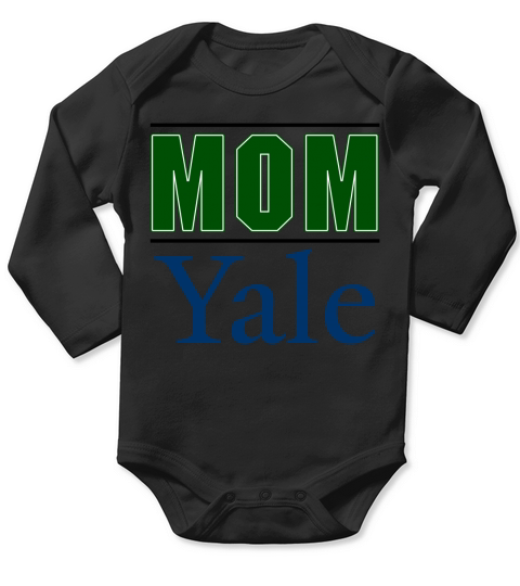 Yale University Proud Mom Parents Day 2020 Long Sleeve Baby One-Piece