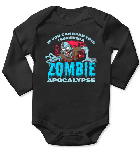 Zombies Long Sleeve Baby One-Piece