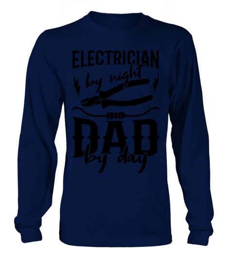 Electrician Papa Long sleeved Unisex